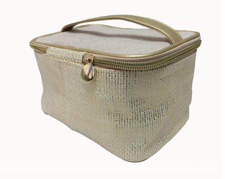 Paper straw fashion cosmetic bag and hot selling make up bag